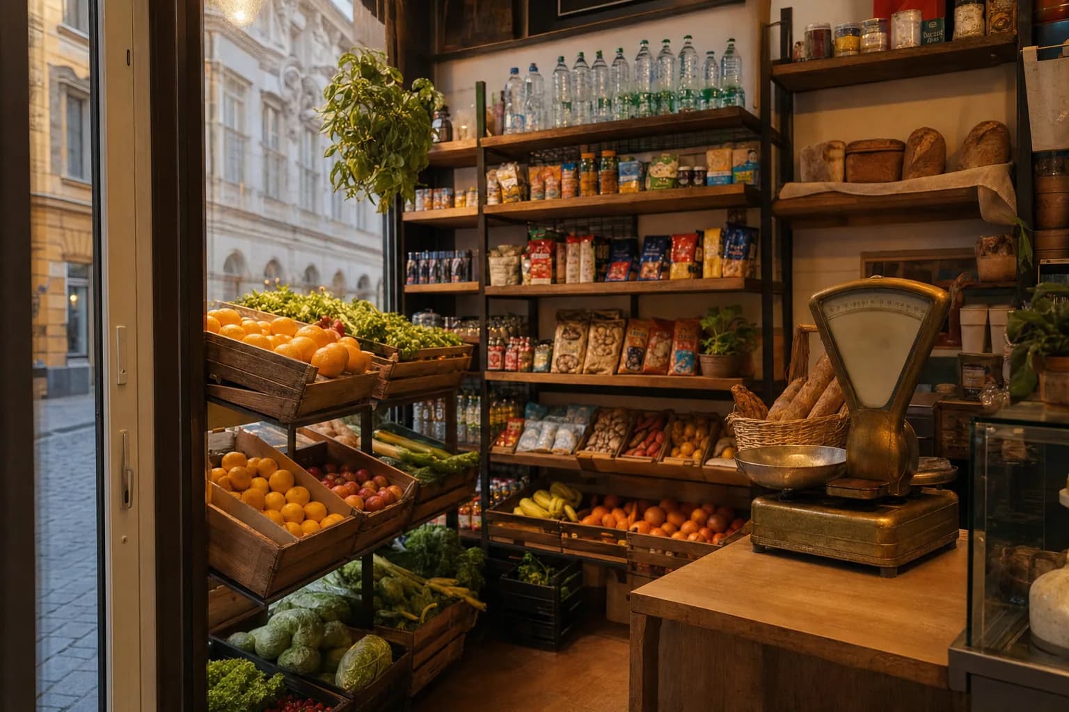 Corner grocery