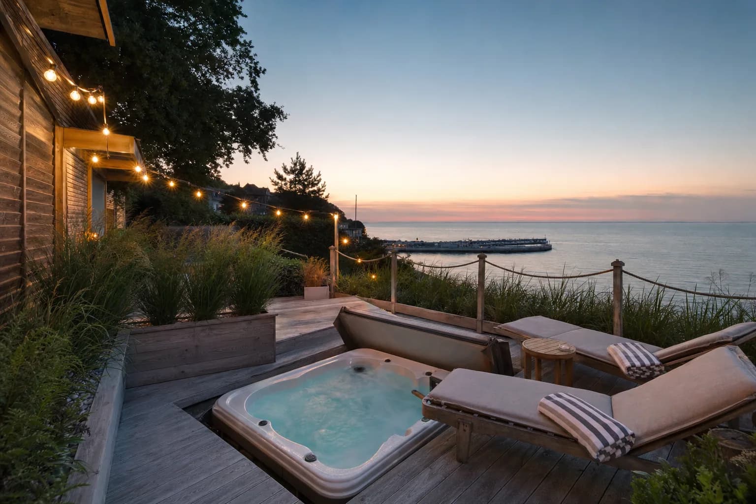 Garden jacuzzi