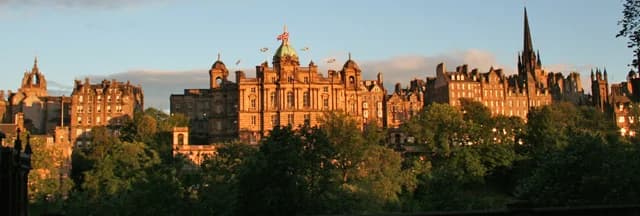 Edinburgh streetscape for short-term rental hosts